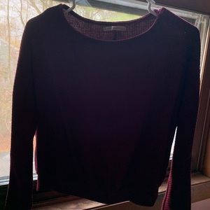burgundy sweater